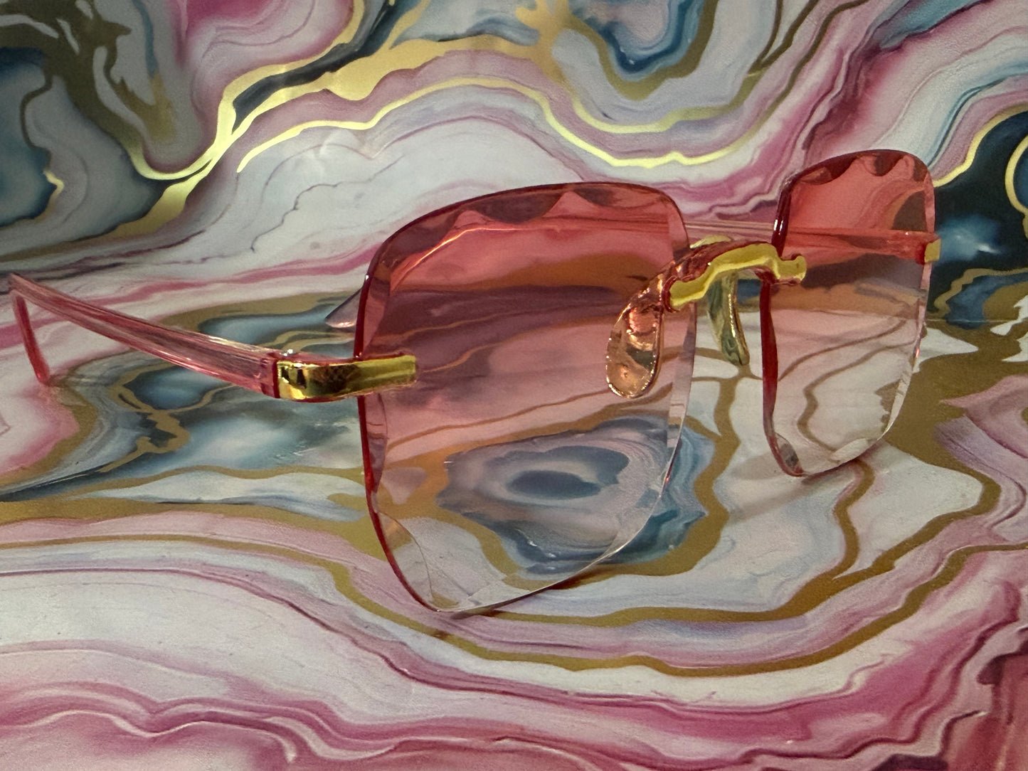 Pink sunglasses