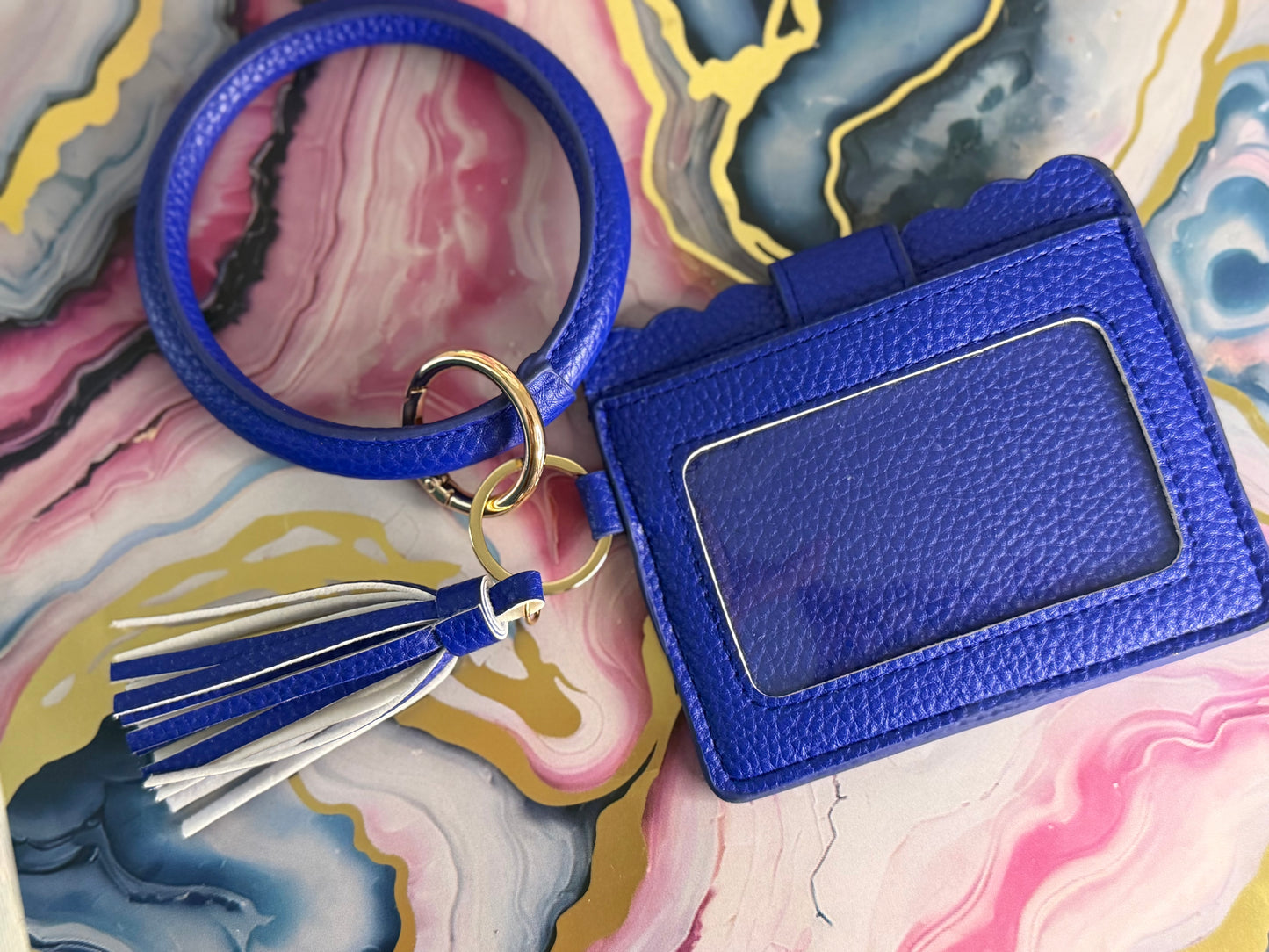 Blue Wrist Wallet
