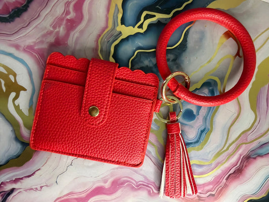 Red Wrist Wallet