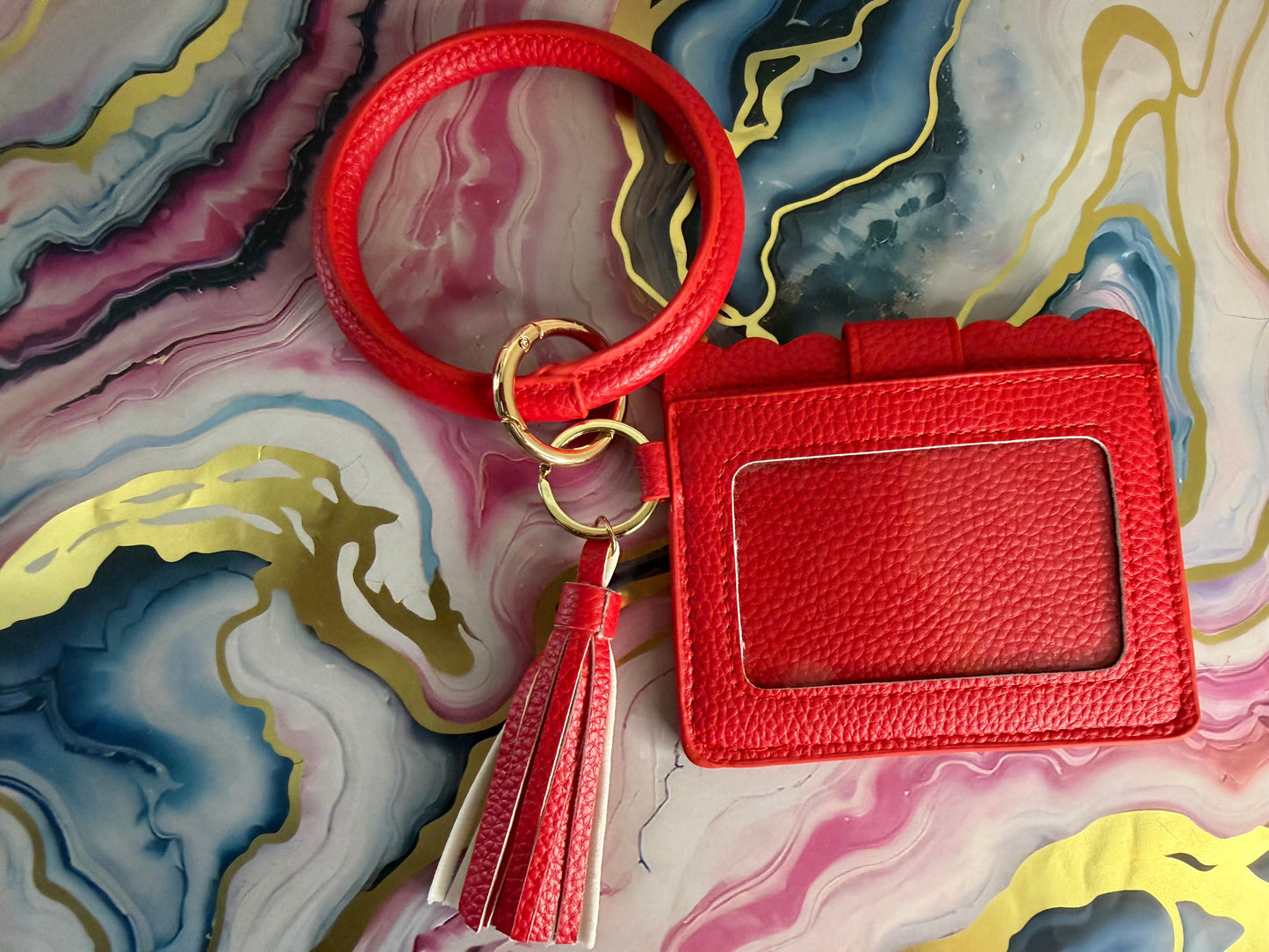 Red Wrist Wallet
