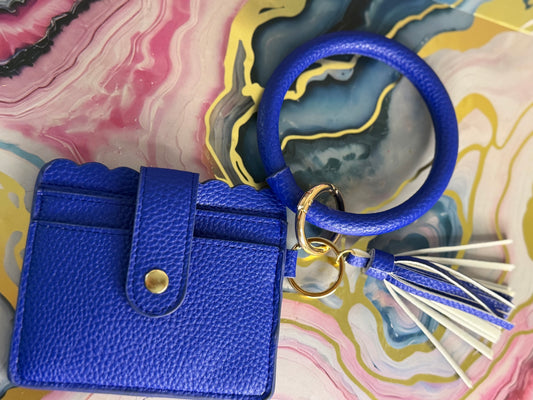 Blue Wrist Wallet