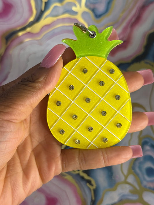 Pineapple Keychain w/mirror